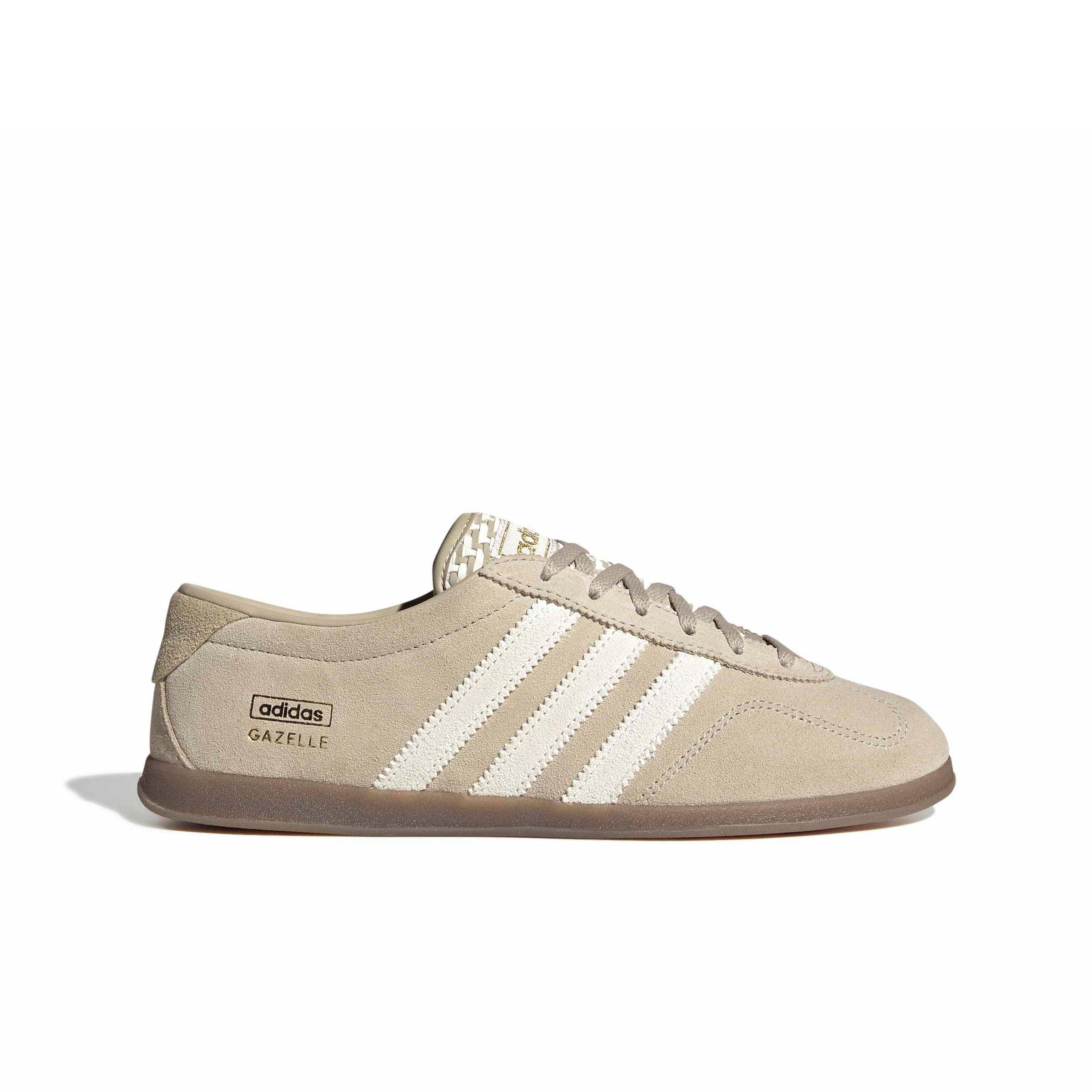 adidas Originals Gazelle Lo Pro "Khaki Three/Off White/Gum 5" Women's Shoe - KHAKI/OFF WHITE/GUM